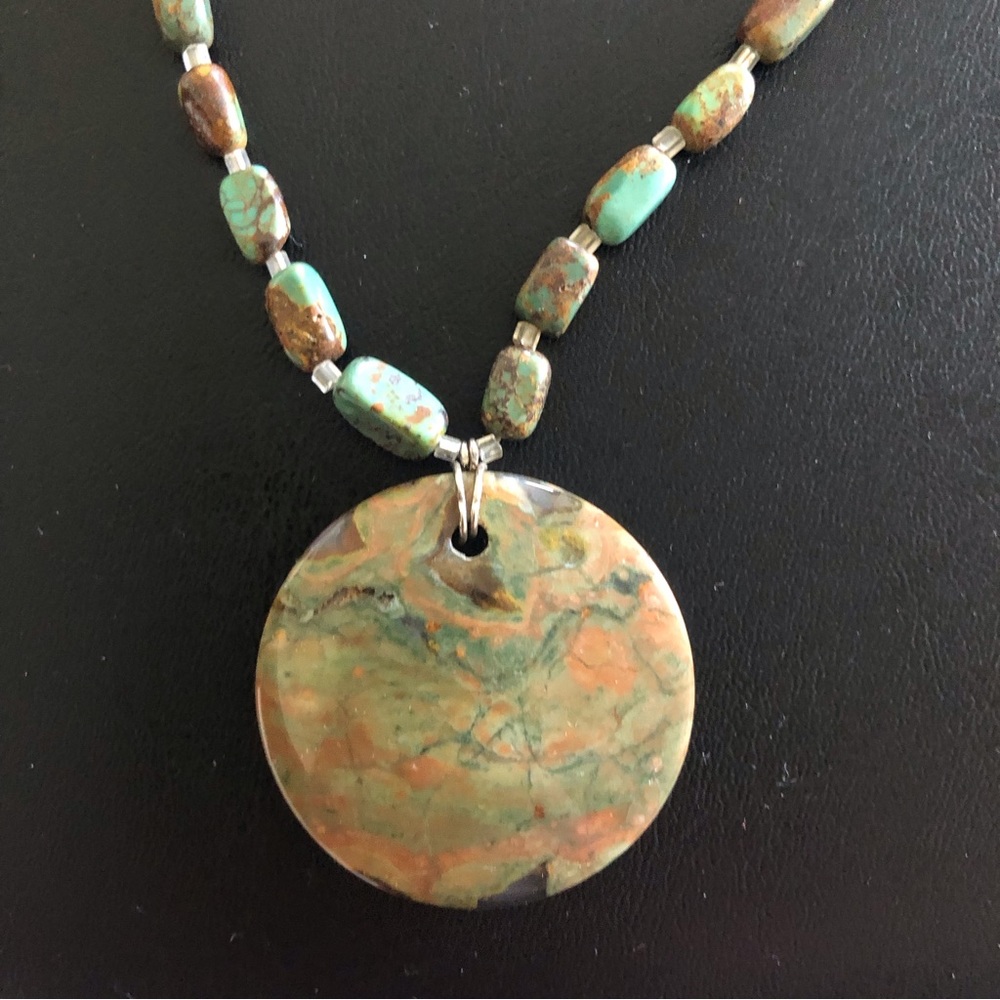 Genuine turquoise necklace